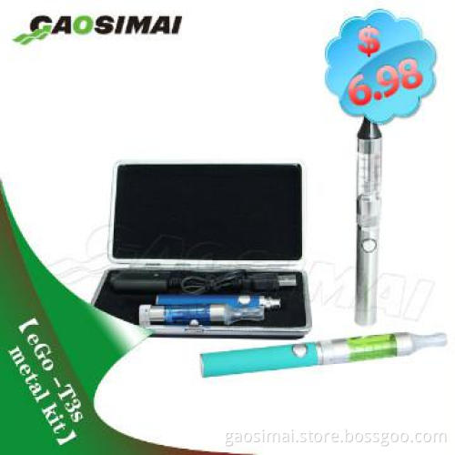 electroni cigarette reviews ego T3s metal kit/blister kit